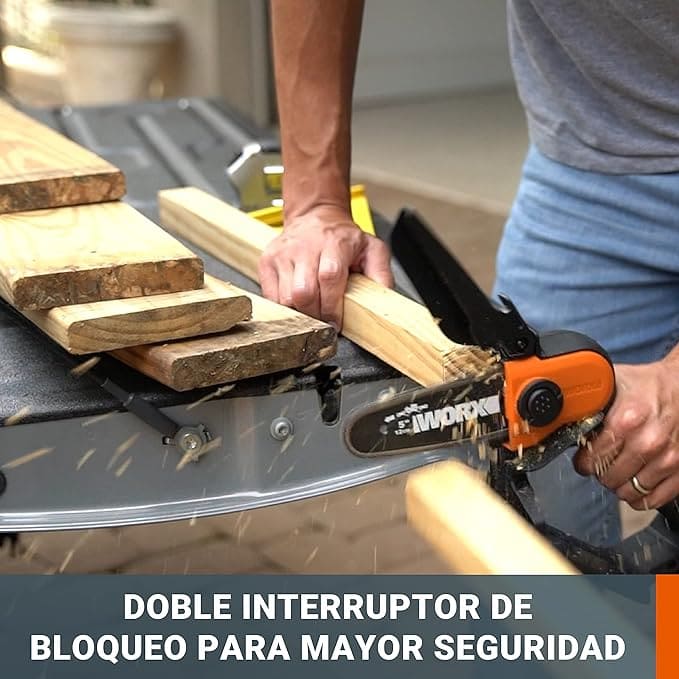 Interruptor de bloqueo mini motosierra Worx